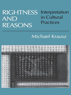 cover image of Rightness and Reasons